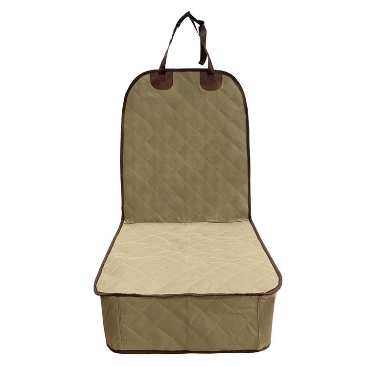 Waterproof Front Seat Cover for Pets with Safety Belt