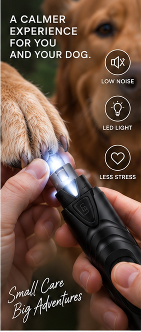 Larkhound Dog Nail Grinder — Cordless LED Nail Grinder