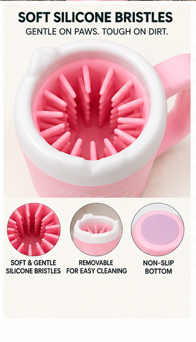 Larkhound Paw Cleaner Cup — Portable Dog Paw Washer