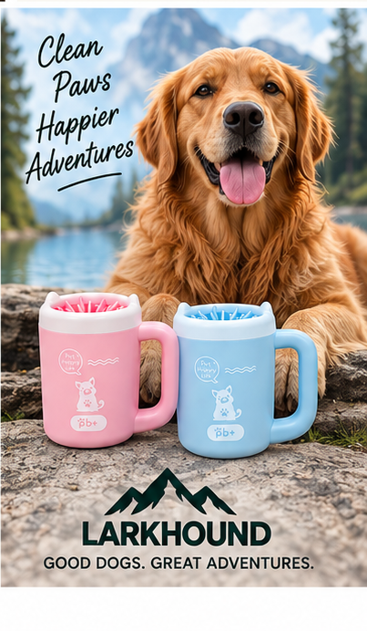 Larkhound Paw Cleaner Cup — Portable Dog Paw Washer