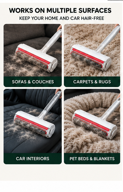 Larkhound Pet Hair Remover Roller — Reusable Dog Hair Cleaner