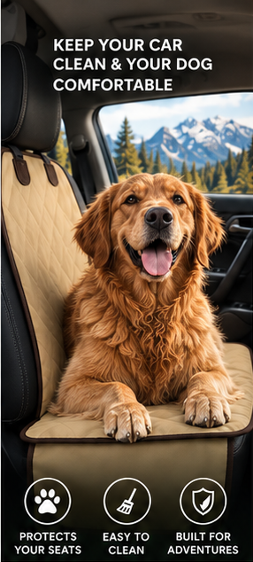 Larkhound Dog Car Seat Cover — Waterproof Front Seat Protector