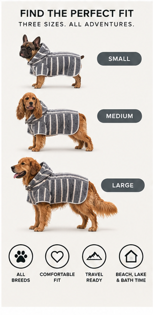 Larkhound Dog Drying Towel — Ultra-Absorbent Trail & Bath Towel