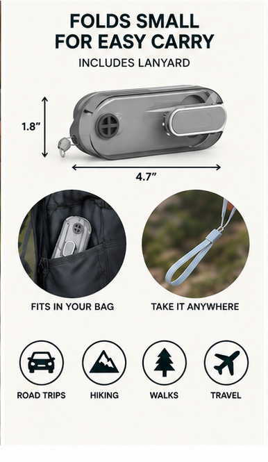 Larkhound Portable Dog Water Bottle — Travel Water Dispenser